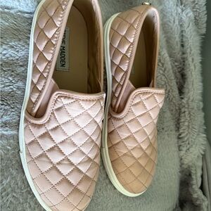 Steve Madden Quilted Slip-On Sneakers - Pink